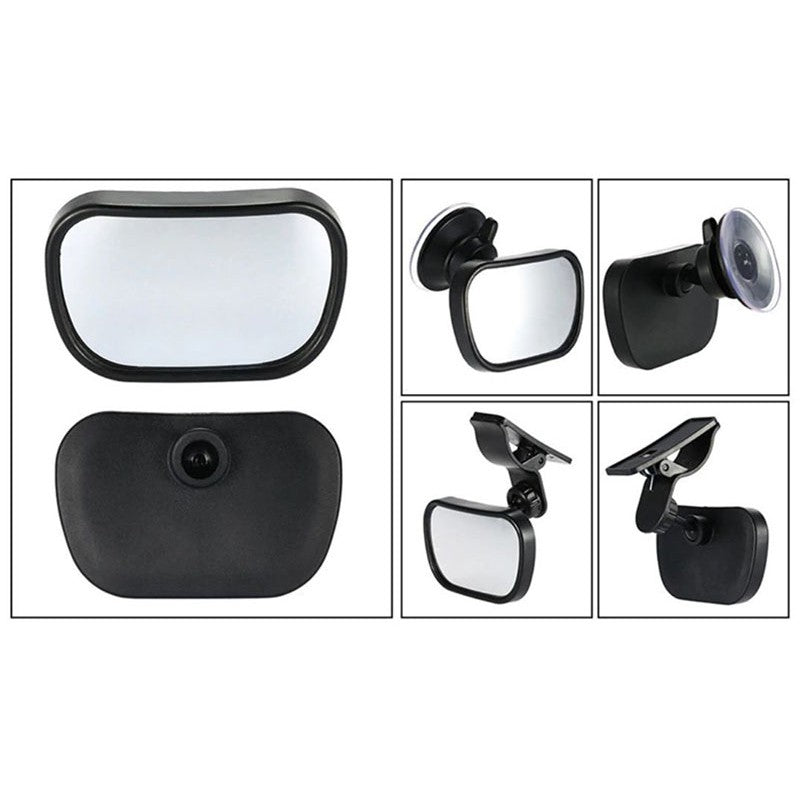 Car Baby Mirror for Rearview Monitoring - Safe & Easy to Install